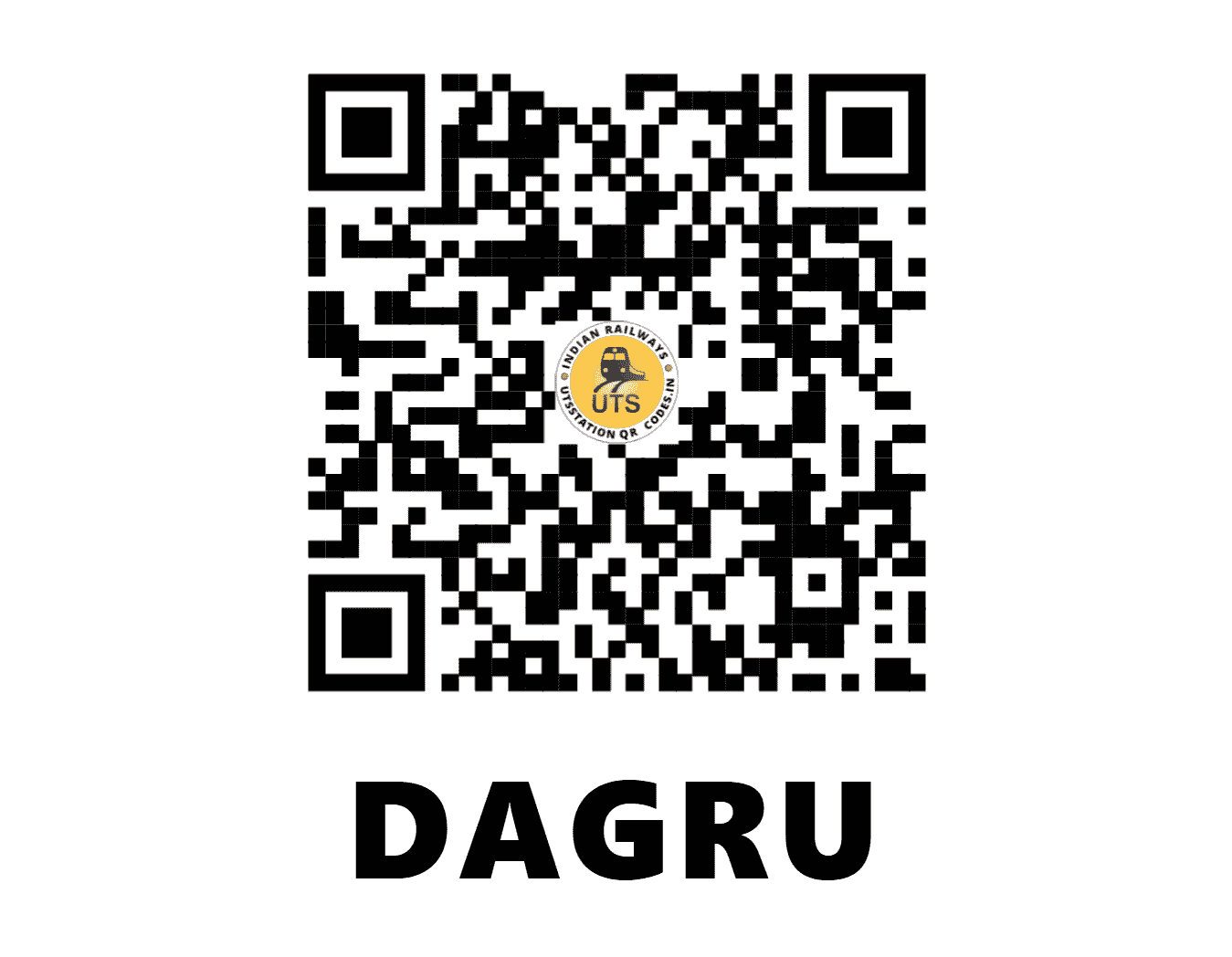 UTS QR Code for DAGRU - DAU (NR - PUNJAB)