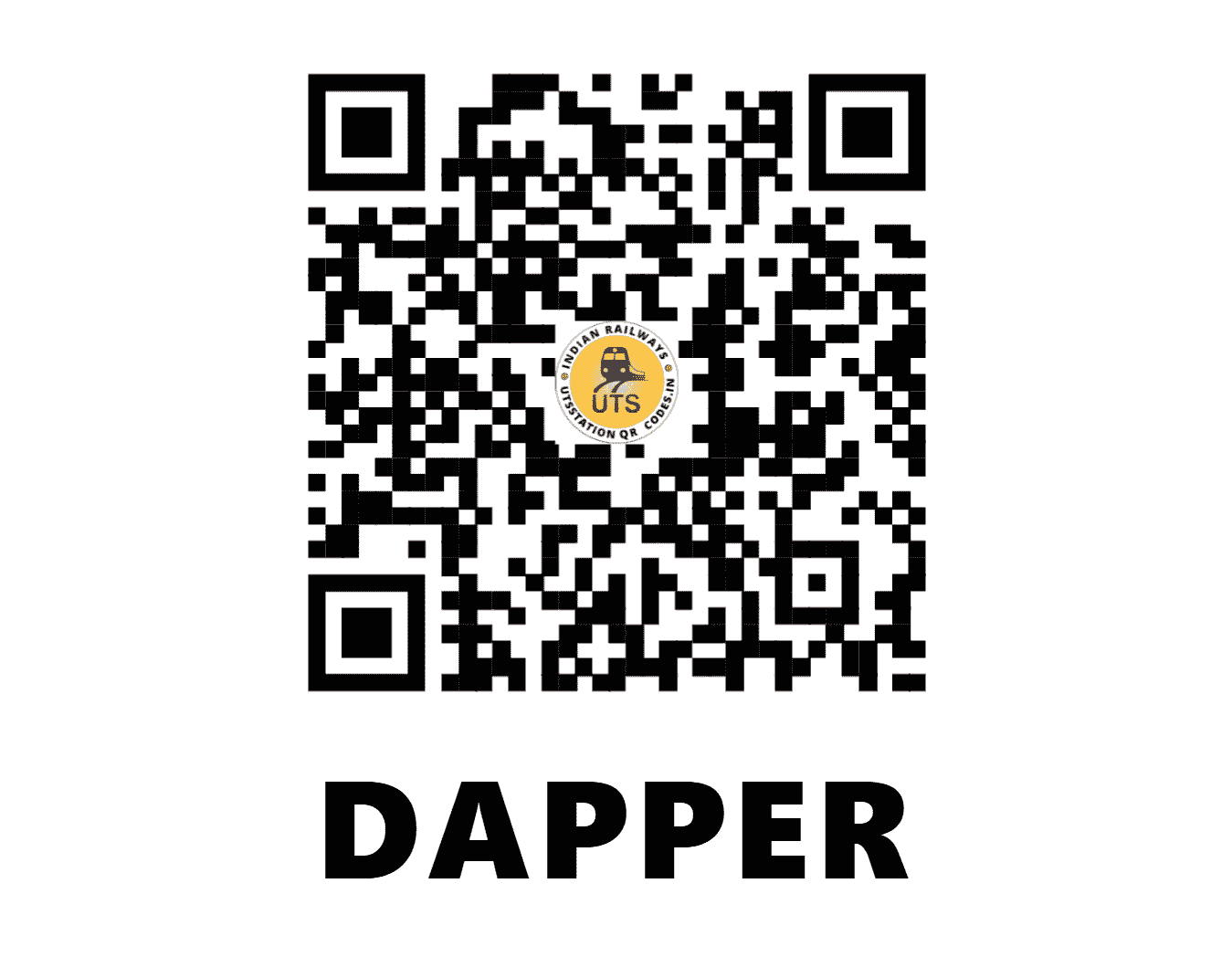UTS QR Code for DAPPER - DHPR (NR - PUNJAB)