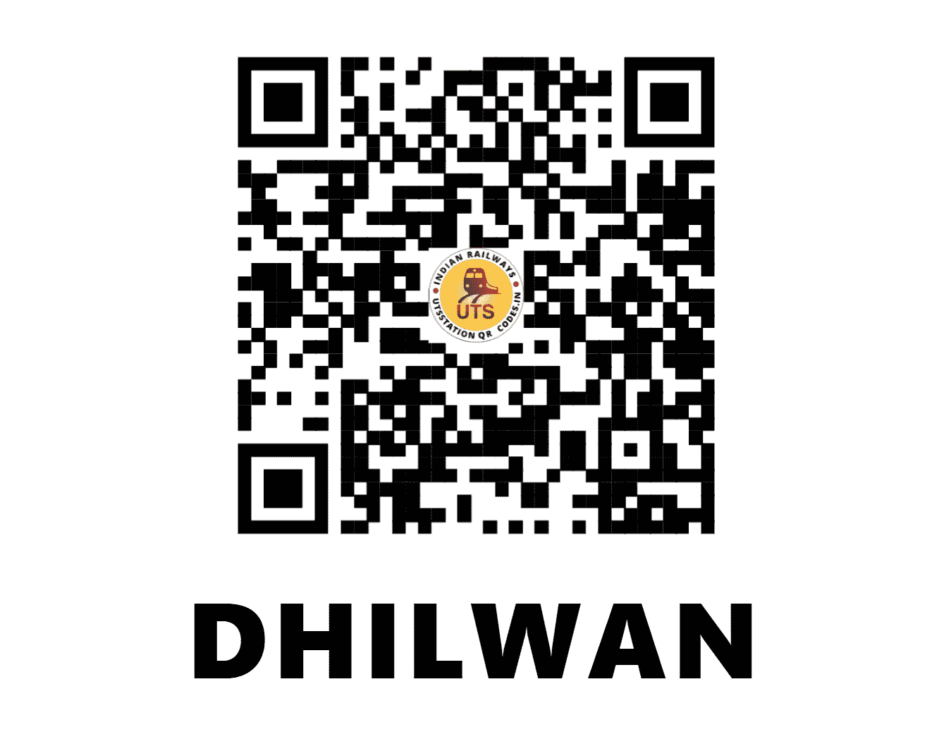 UTS QR Code for DHILWAN - DIW (NR - PUNJAB)