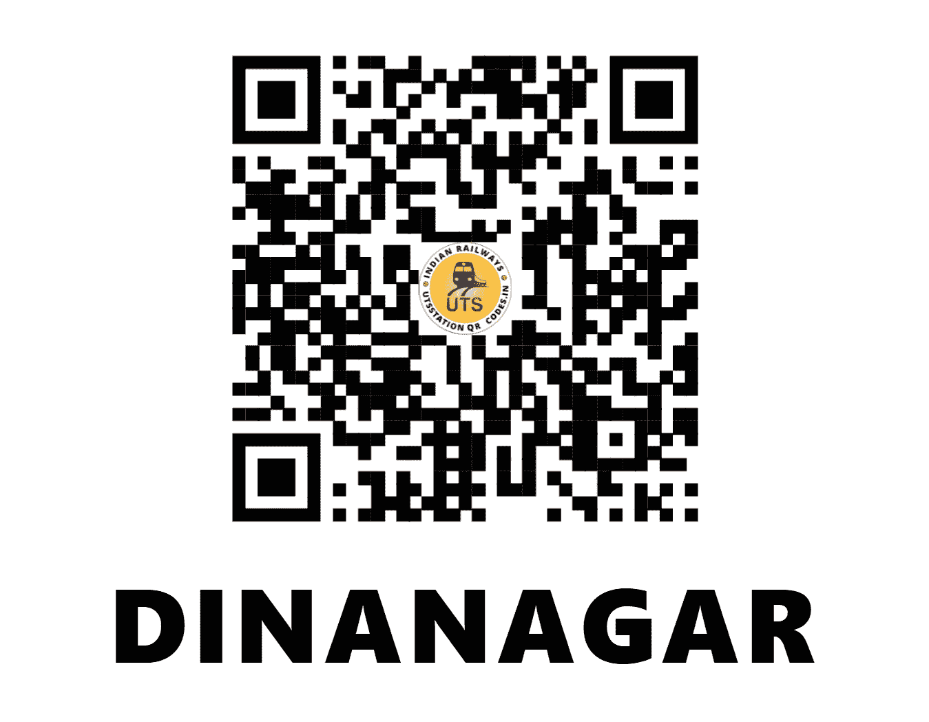 UTS QR Code for DINANAGAR - DNN (NR - PUNJAB)