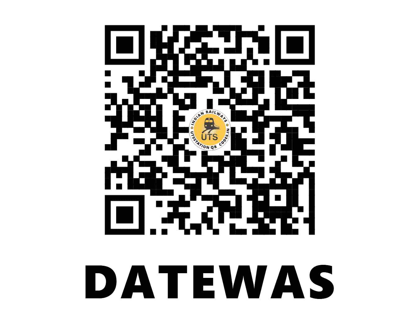 UTS QR Code for DATEWAS - DTW (NR - PUNJAB)