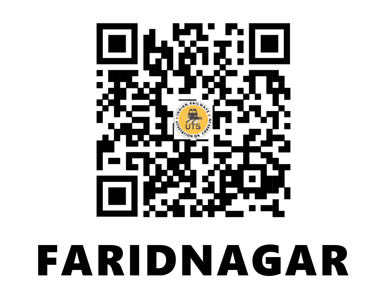 UTS QR Code for FARIDNAGAR - FNG (NR - PUNJAB)