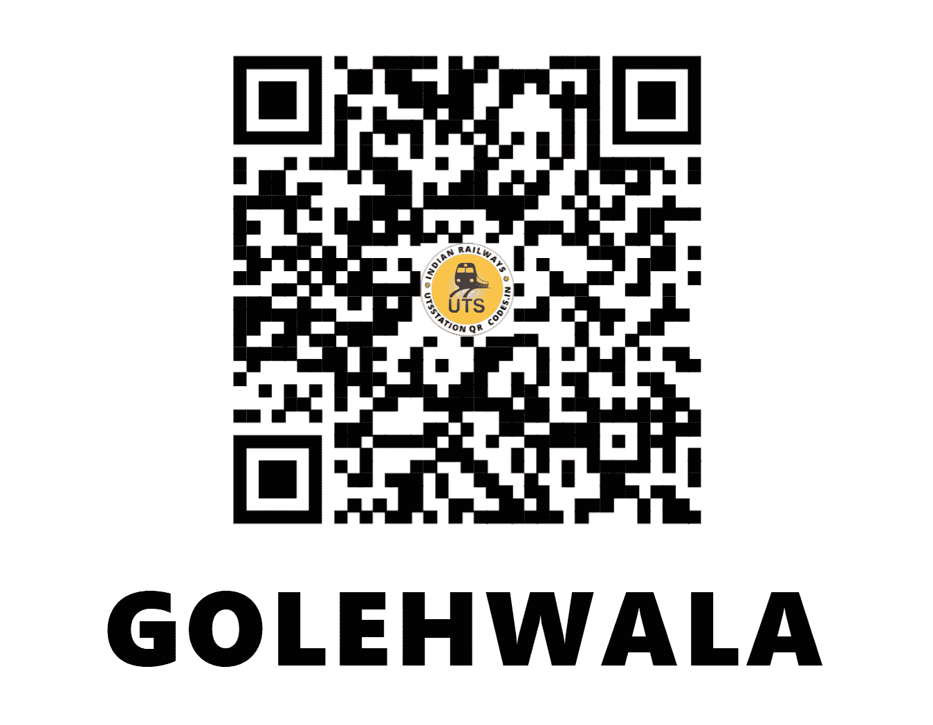 UTS QR Code for GOLEHWALA - GHA (NR - PUNJAB)