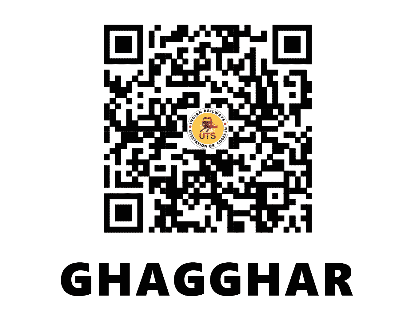 UTS QR Code for GHAGGHAR - GHG (NR - PUNJAB)