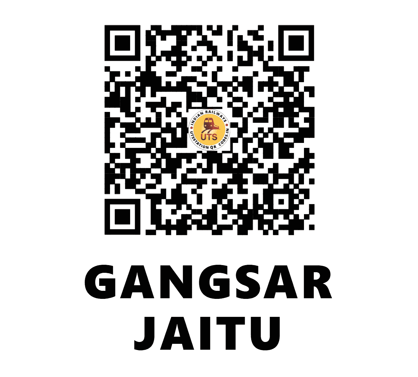 UTS QR Code for GANGSAR JAITU - GJUT (NR - PUNJAB)