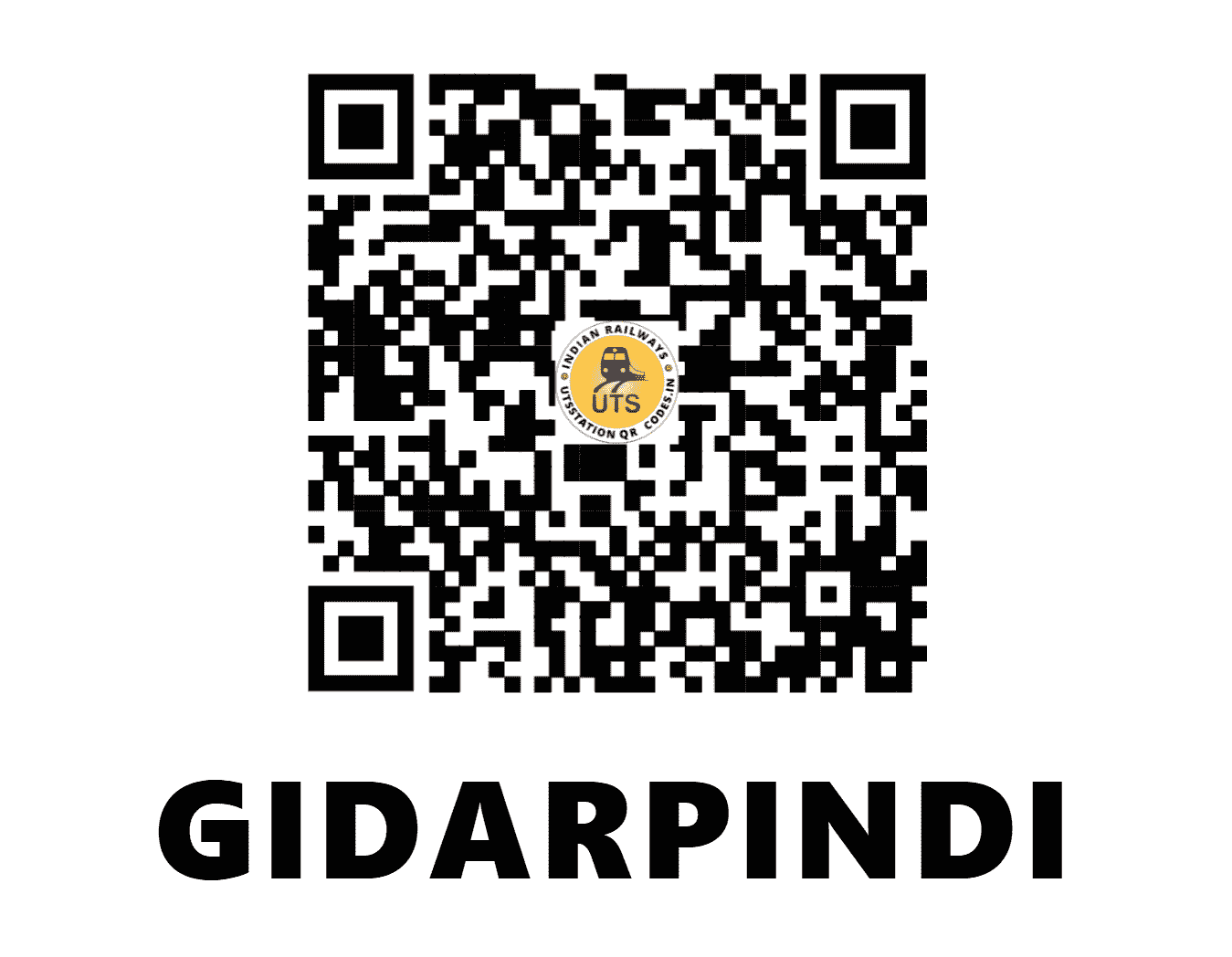 UTS QR Code for GIDARPINDI - GOD (NR - PUNJAB)