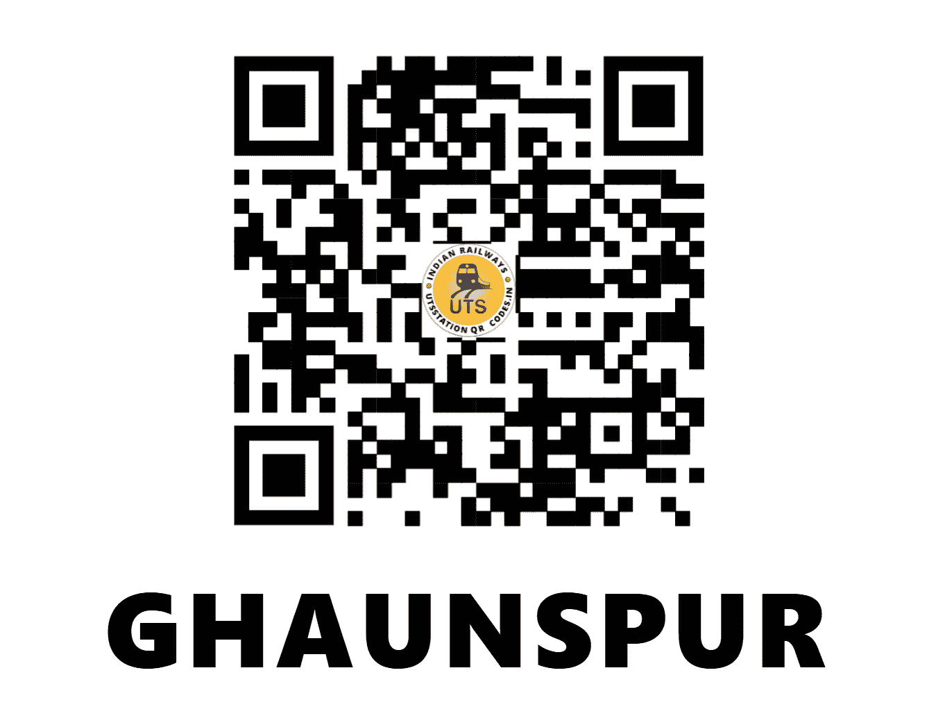 UTS QR Code for GHAUNSPUR - GPW (NR - PUNJAB)