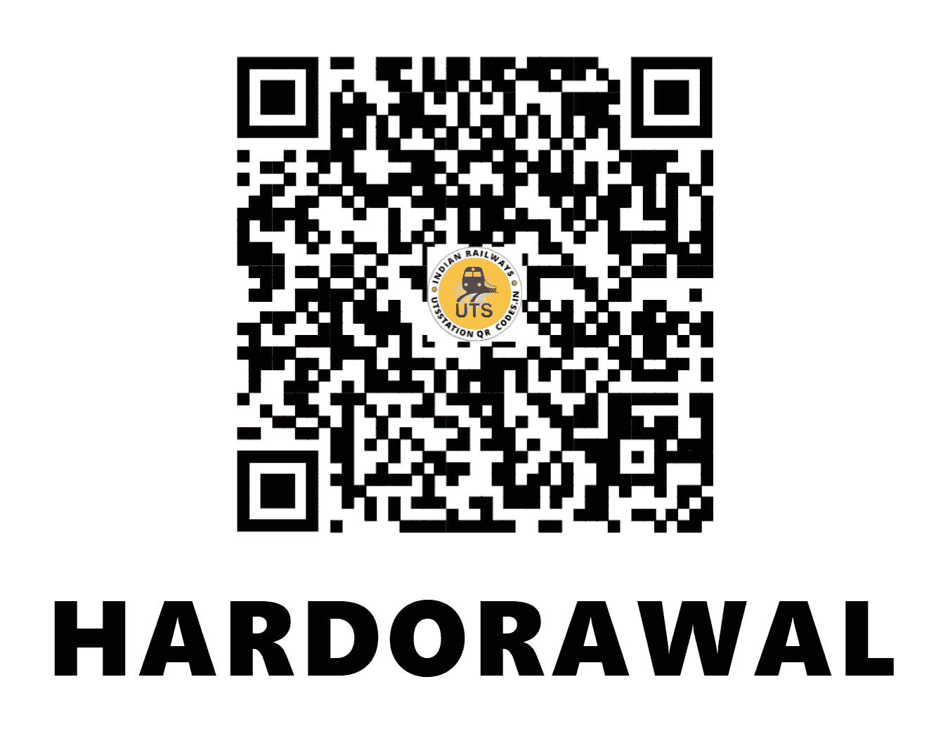 UTS QR Code for HARDORAWAL - HDWL (NR - PUNJAB)
