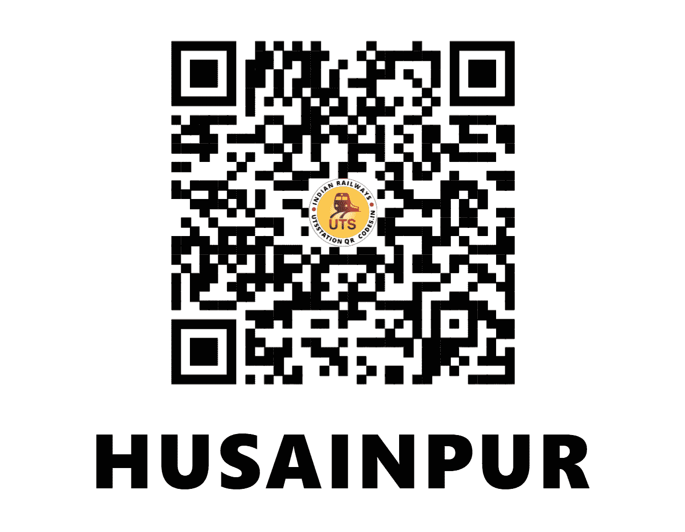 UTS QR Code for HUSAINPUR - HSQ (NR - PUNJAB)