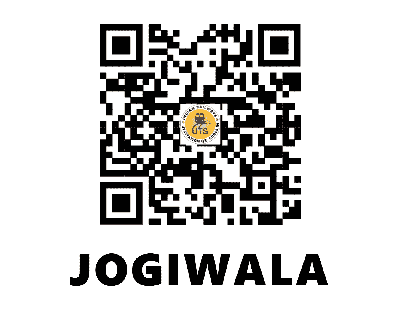 UTS QR Code for JOGIWALA - JGW (NR - PUNJAB)