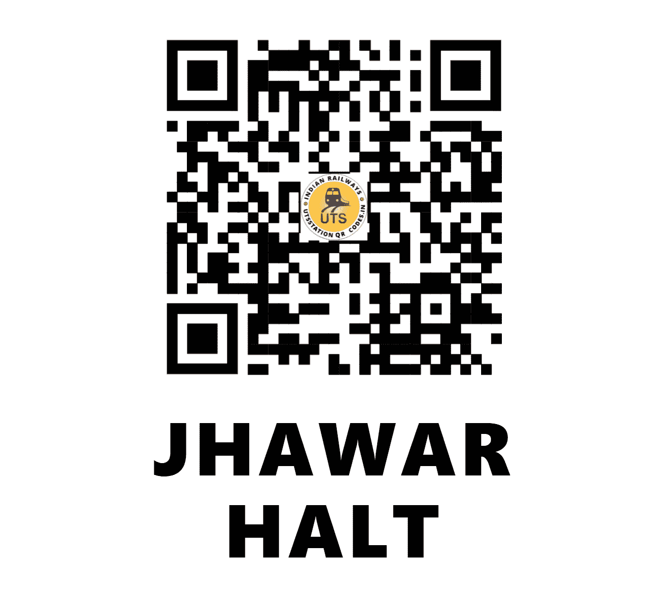 UTS QR Code for JHAWAR HALT - JHWR (NR - PUNJAB)