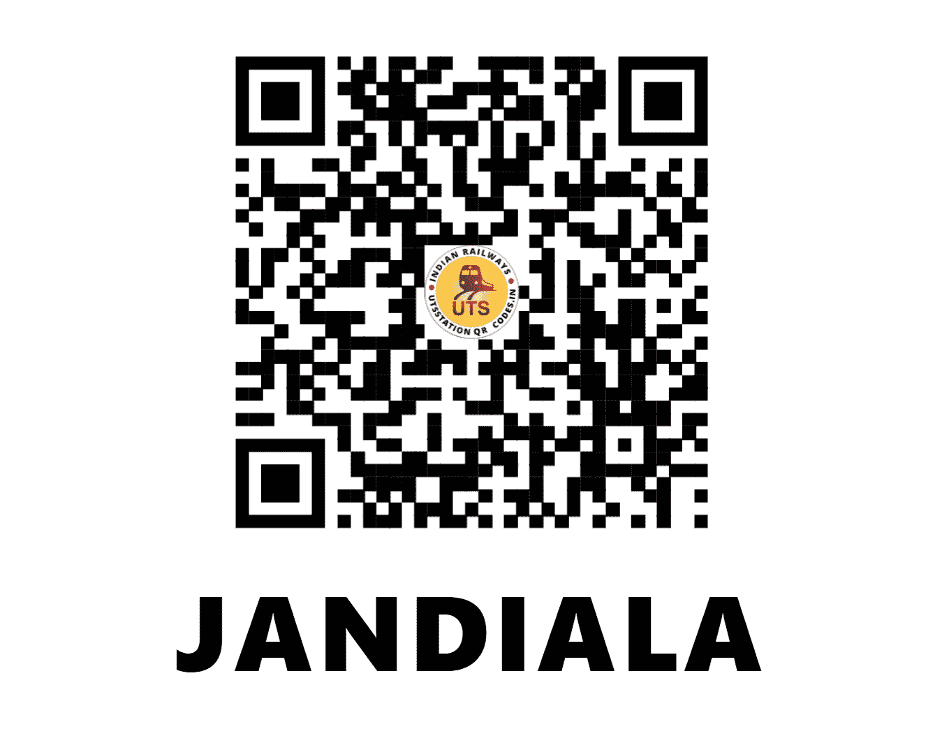 UTS QR Code for JANDIALA - JNL (NR - PUNJAB)