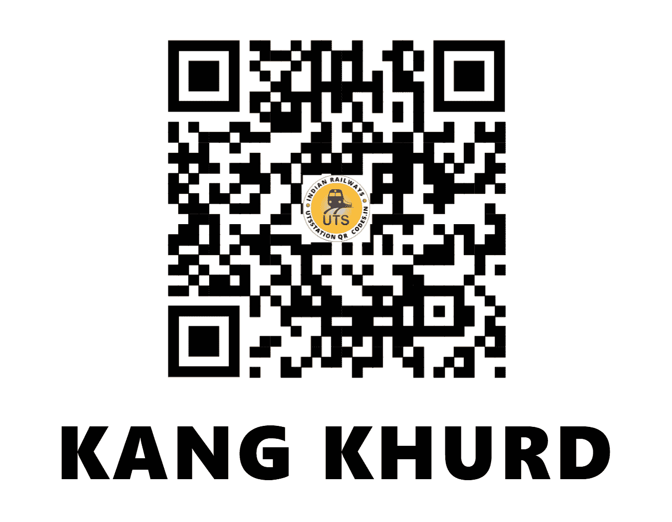 UTS QR Code for KANG KHURD - KGKD (NR - PUNJAB)