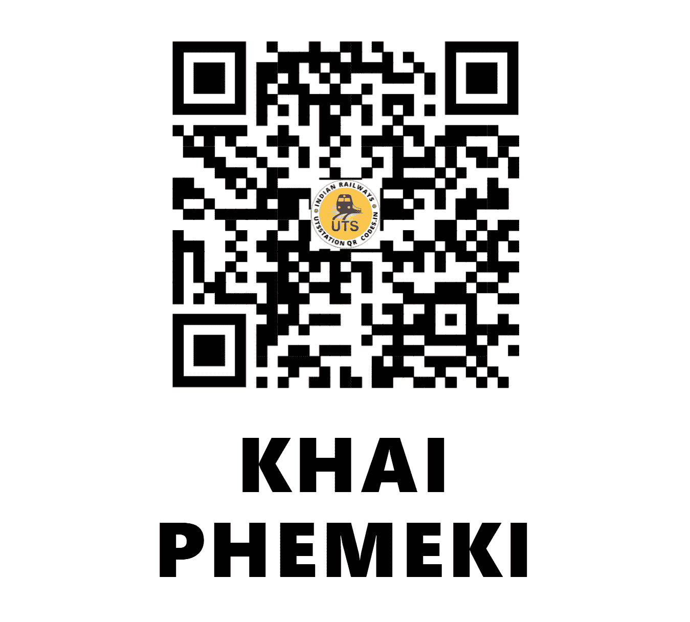 UTS QR Code for KHAI PHEMEKI - KIQ (NR - PUNJAB)