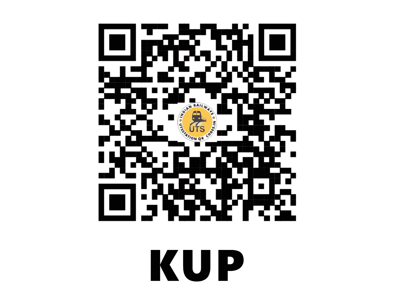 UTS QR Code for KUP - KUP (NR - PUNJAB)