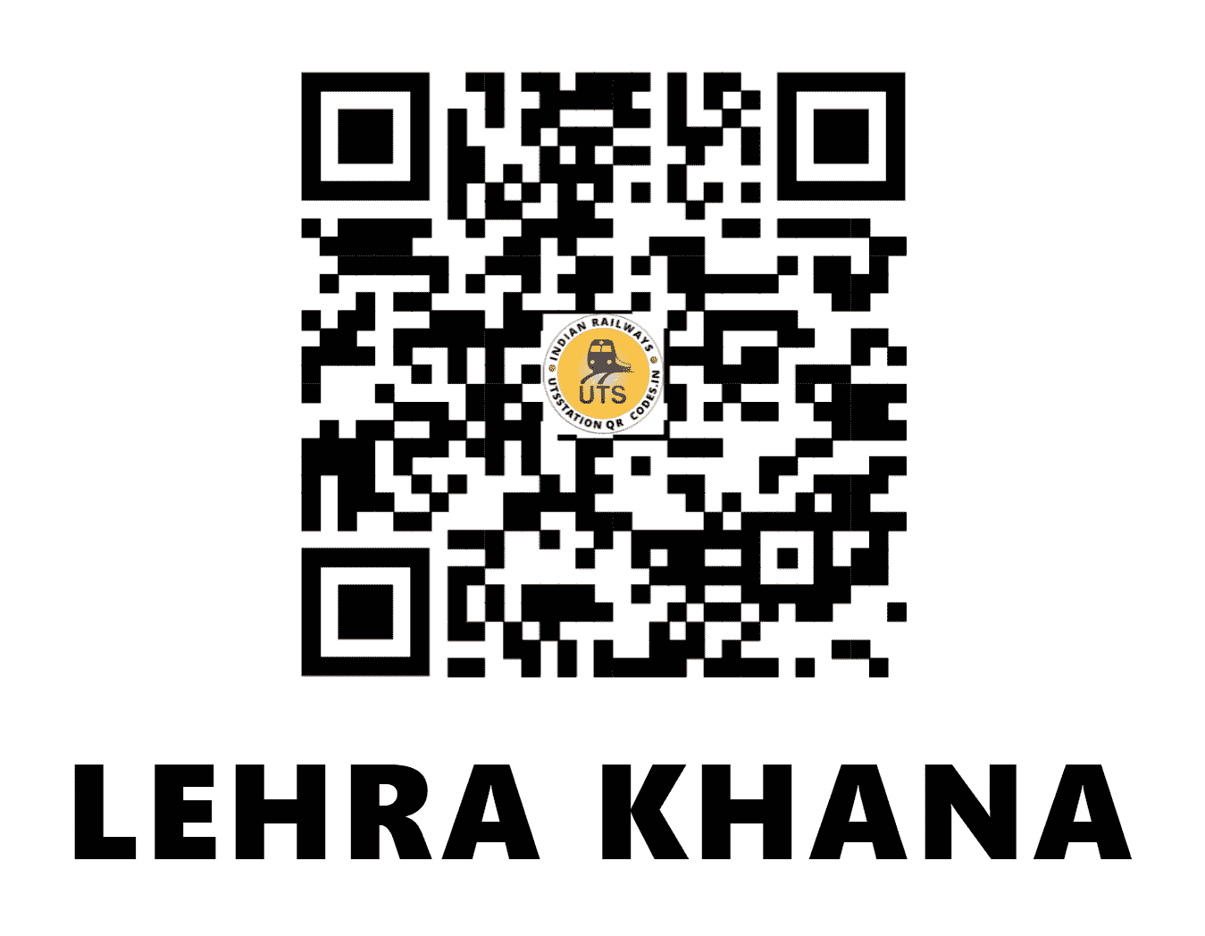 UTS QR Code for LEHRA KHANA - LHK (NR - PUNJAB)