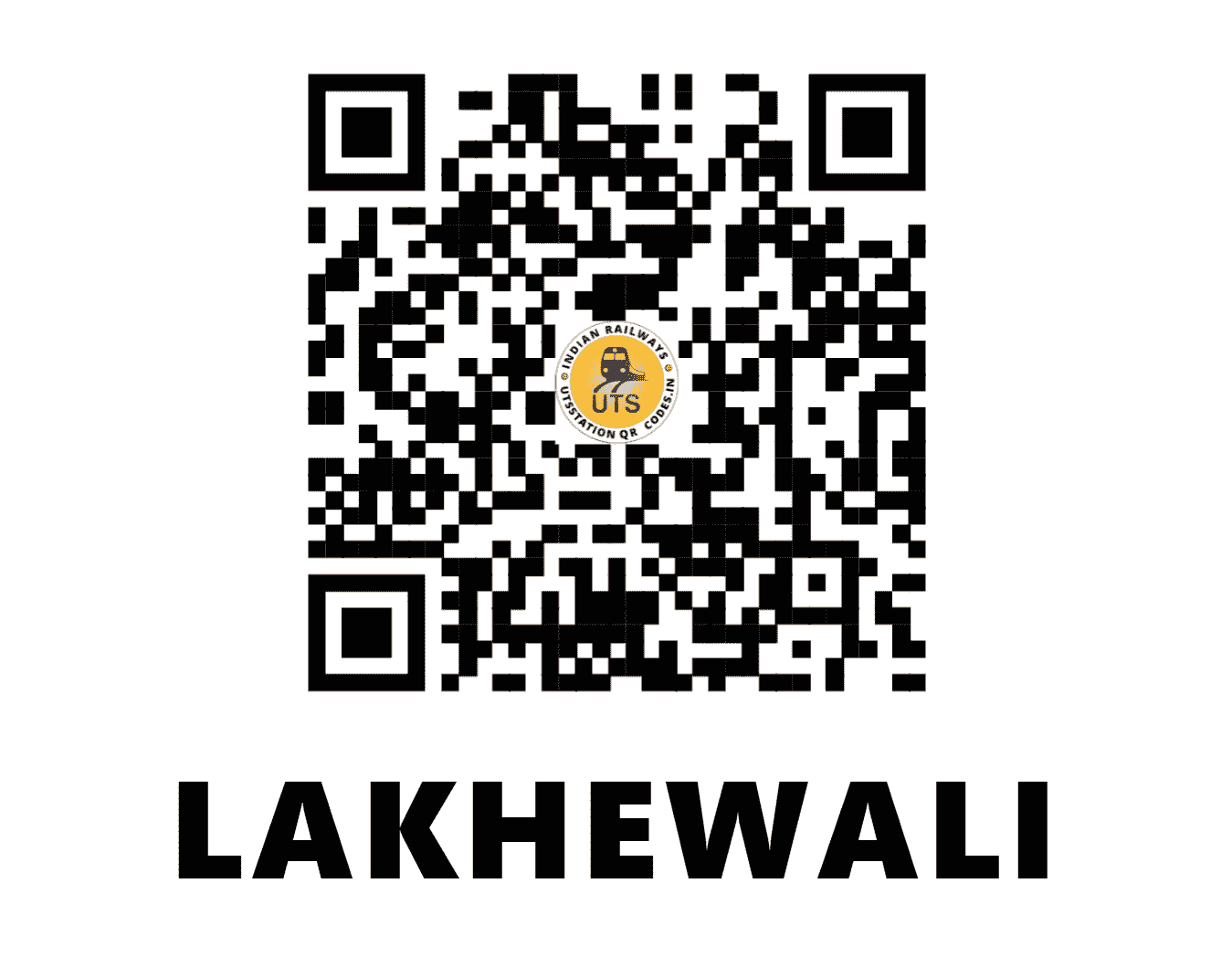 UTS QR Code for LAKHEWALI - LKW (NR - PUNJAB)