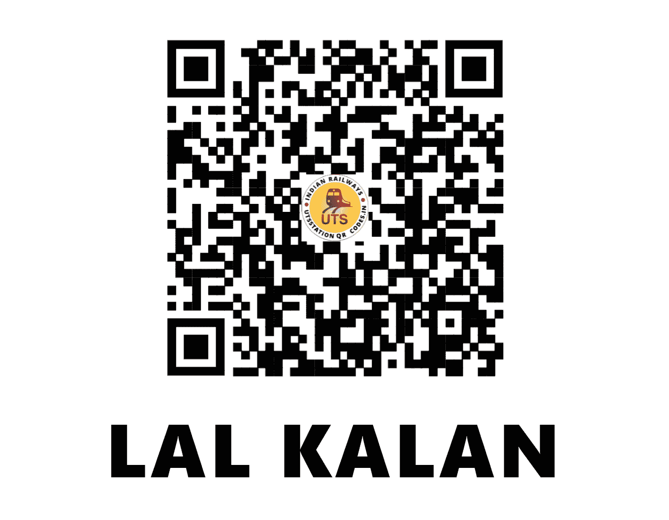 UTS QR Code for LAL KALAN - LLKN (NR - PUNJAB)