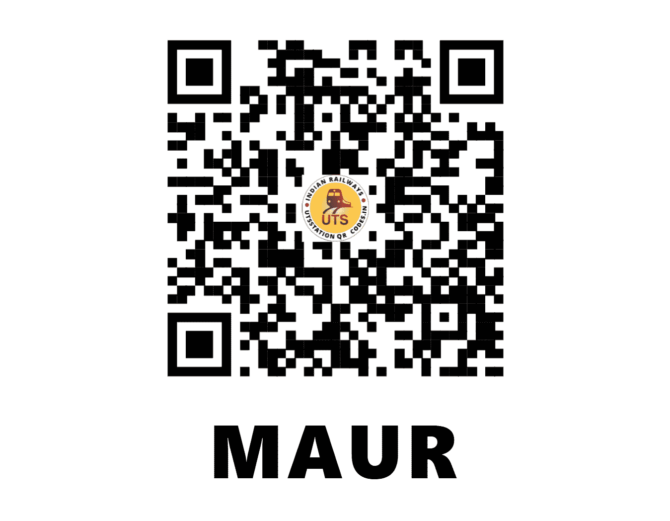 UTS QR Code for MAUR - MAUR (NR - PUNJAB)