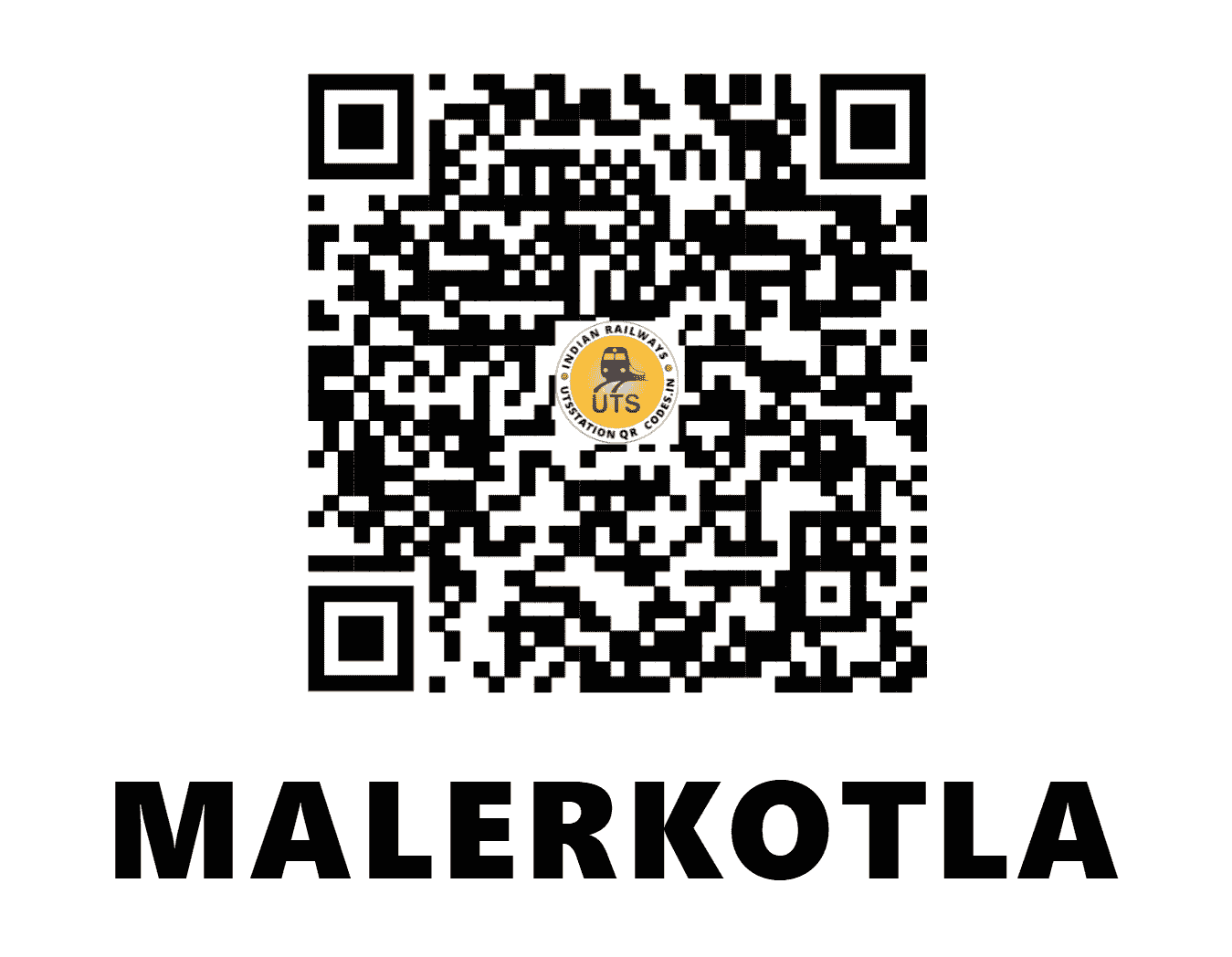 UTS QR Code for MALERKOTLA - MET (NR - PUNJAB)