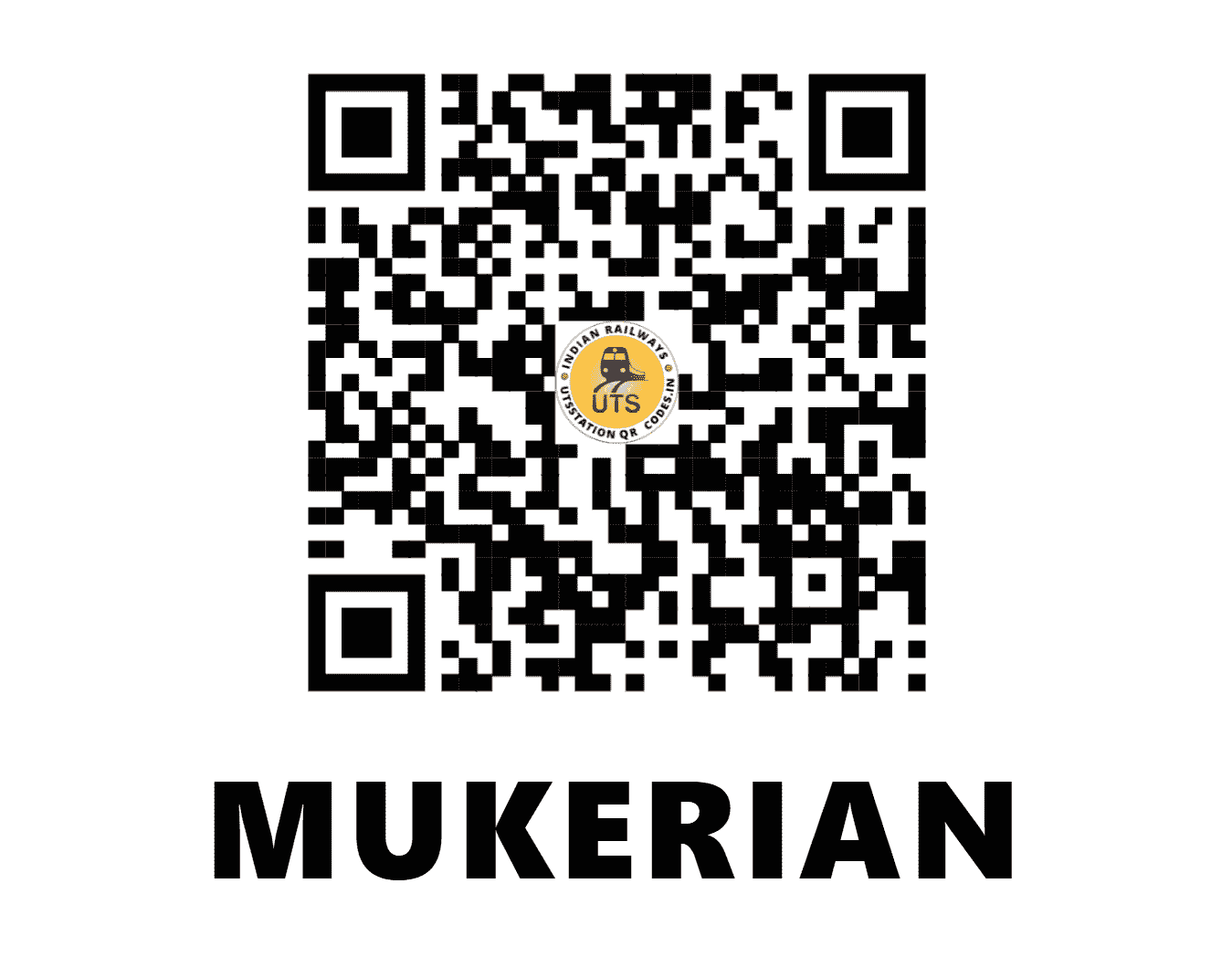 UTS QR Code for MUKERIAN - MEX (NR - PUNJAB)