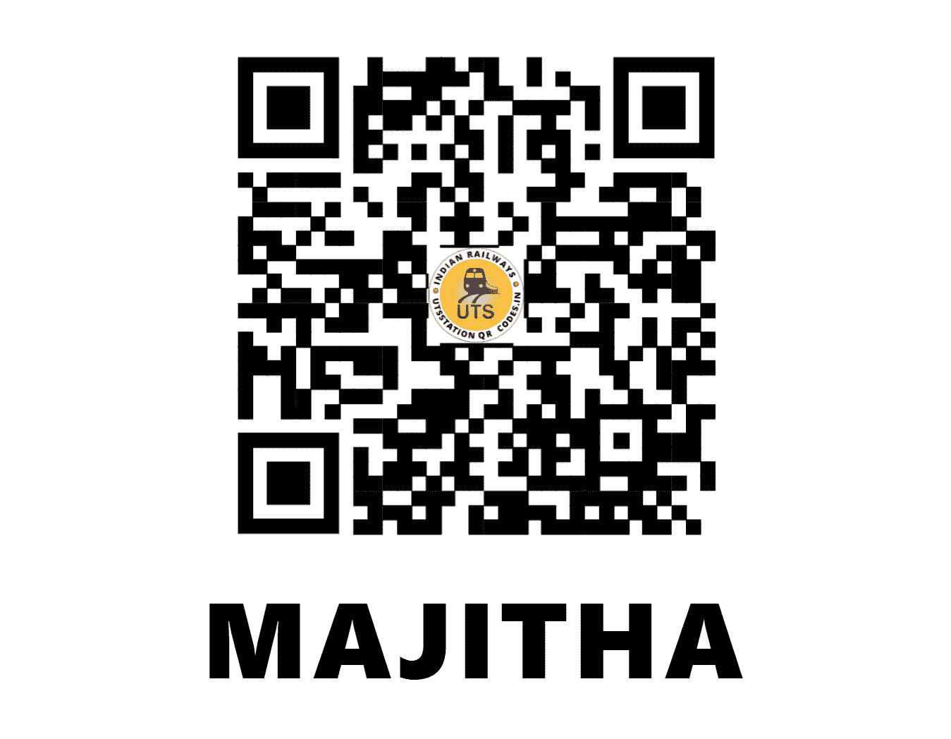 UTS QR Code for MAJITHA - MJTA (NR - PUNJAB)