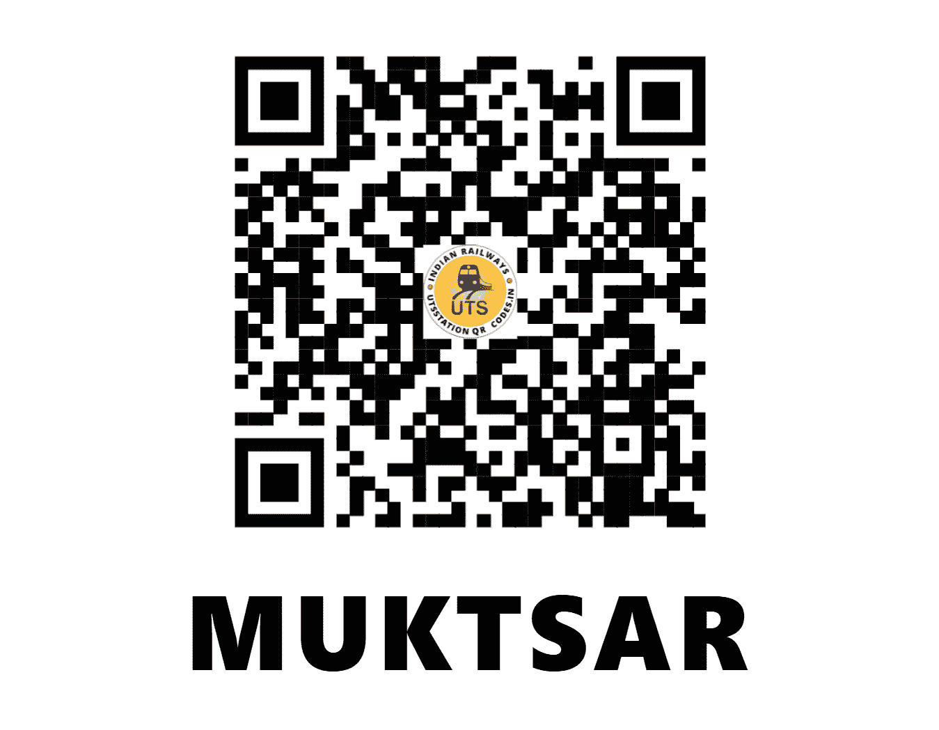 UTS QR Code for MUKTSAR - MKS (NR - PUNJAB)