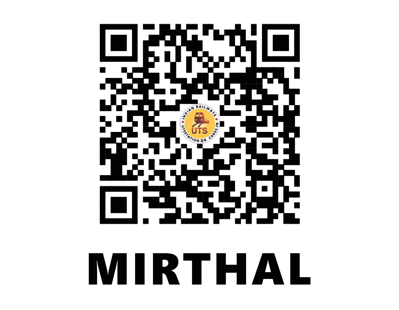 UTS QR Code for MIRTHAL - MRTL (NR - PUNJAB)