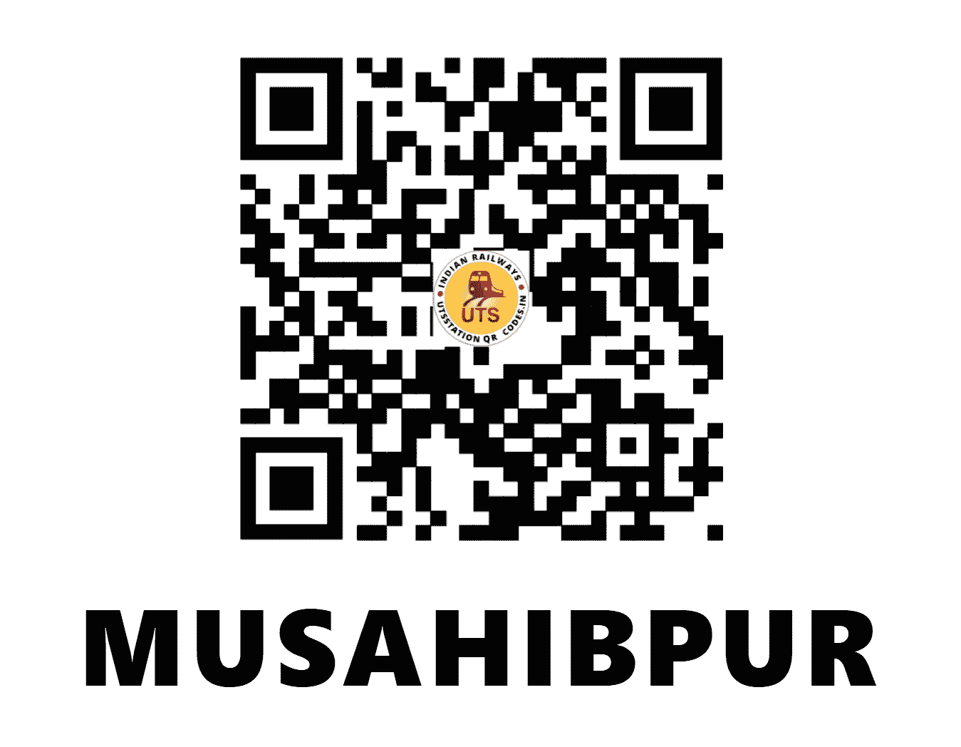 UTS QR Code for MUSAHIBPUR - MSBR (NR - PUNJAB)