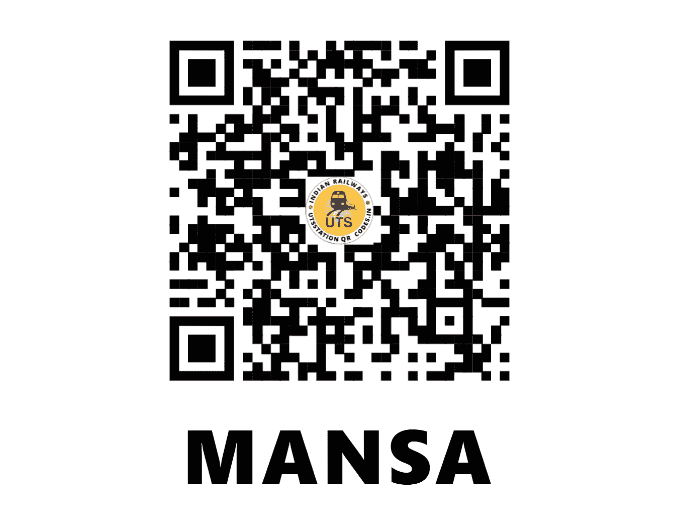 UTS QR Code for MANSA - MSZ (NR - PUNJAB)