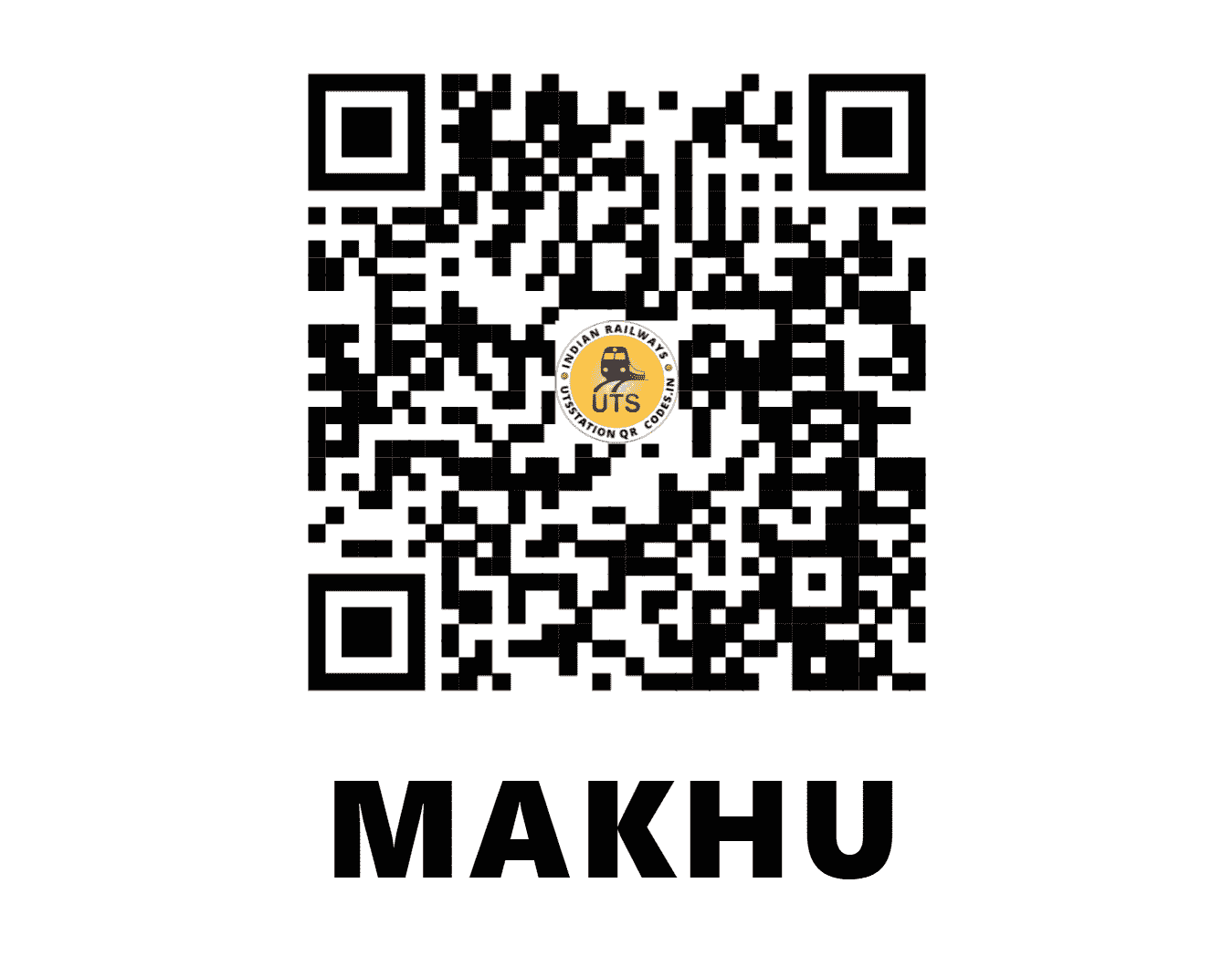UTS QR Code for MAKHU - MXH (NR - PUNJAB)