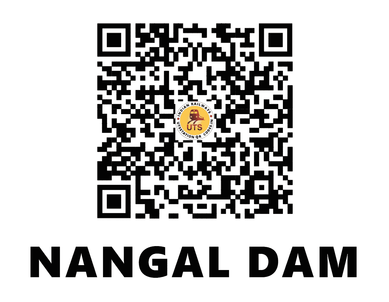UTS QR Code for NANGAL DAM - NLDM (NR - PUNJAB)