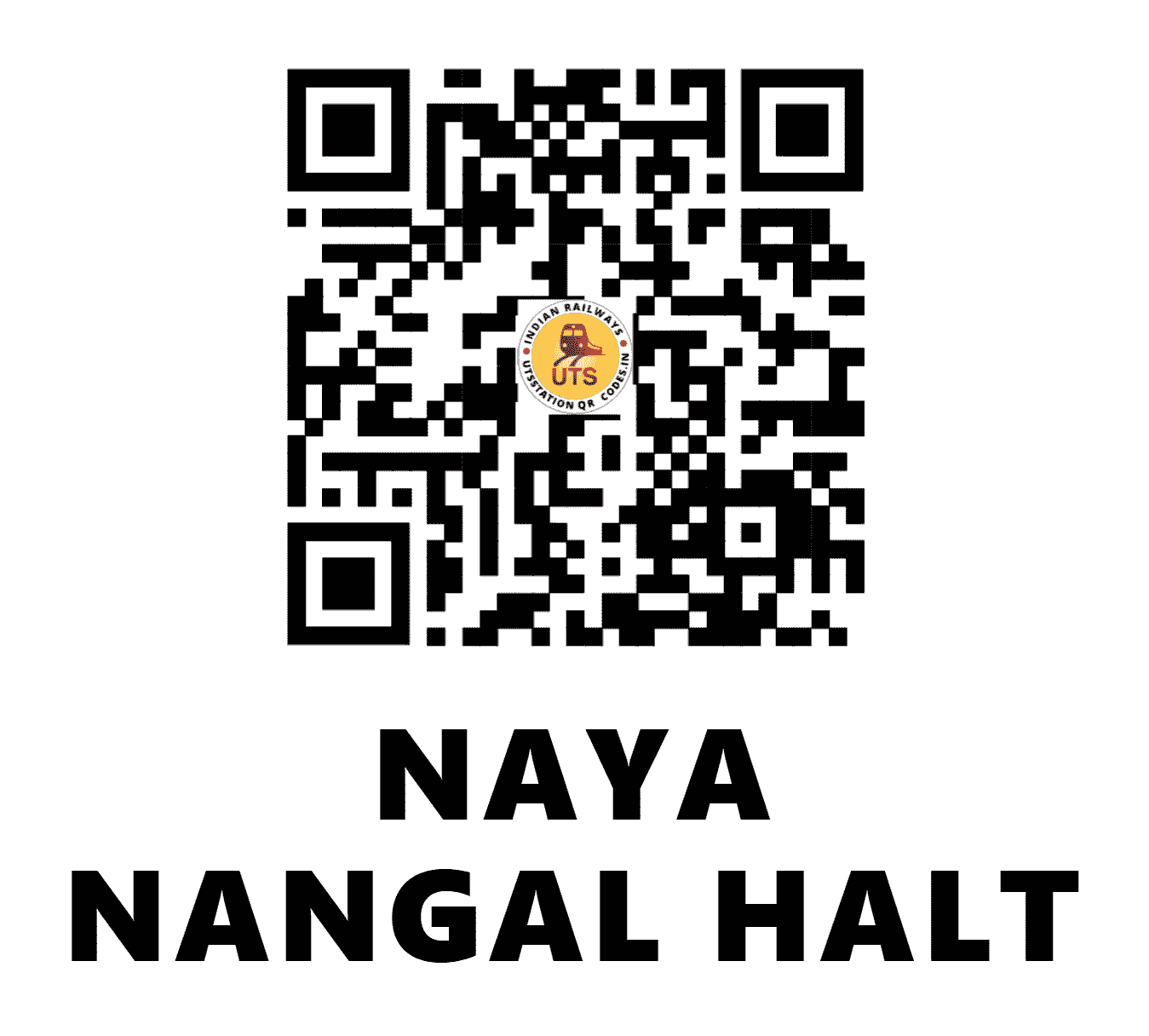 UTS QR Code for NAYA NANGAL HALT - NNGL (NR - PUNJAB)