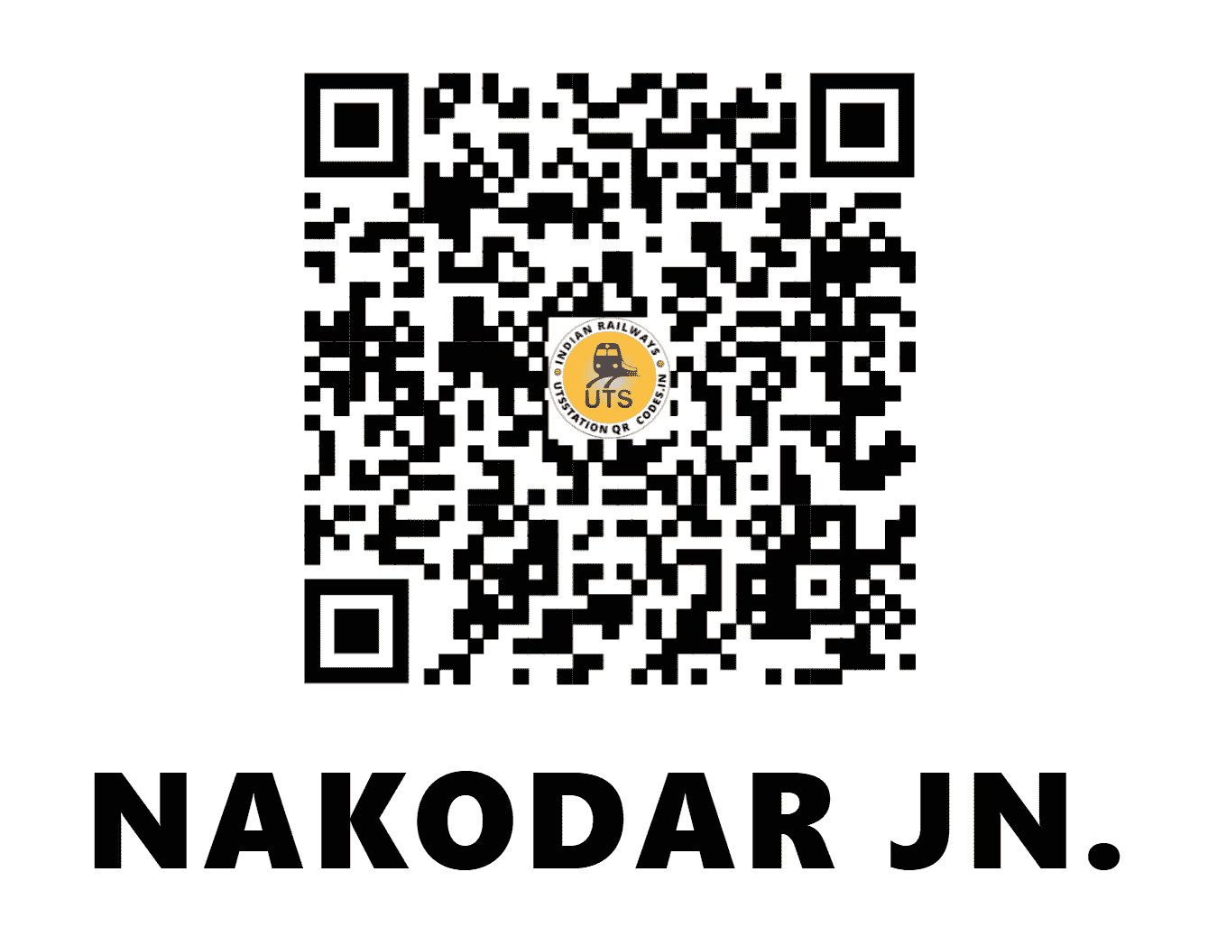 UTS QR Code for NAKODAR JN. - NRO (NR - PUNJAB)