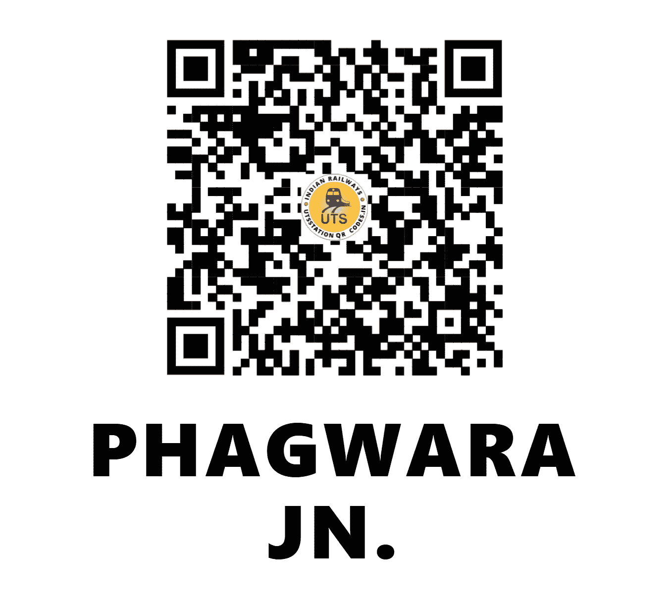 UTS QR Code for PHAGWARA JN. - PGW (NR - PUNJAB)