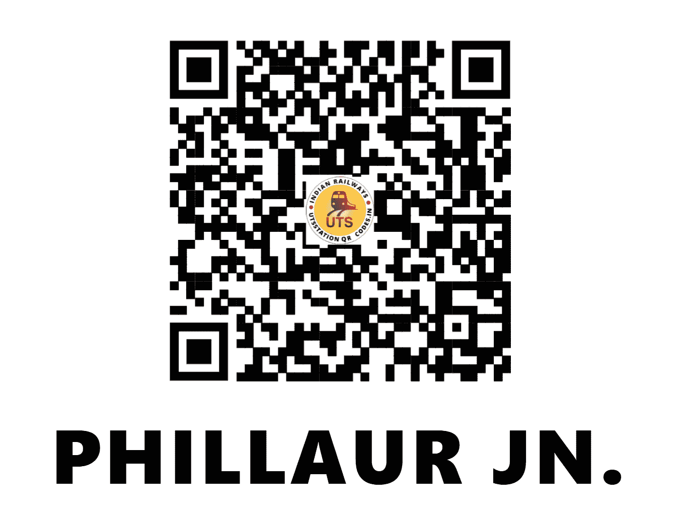 UTS QR Code for PHILLAUR JN. - PHR (NR - PUNJAB)