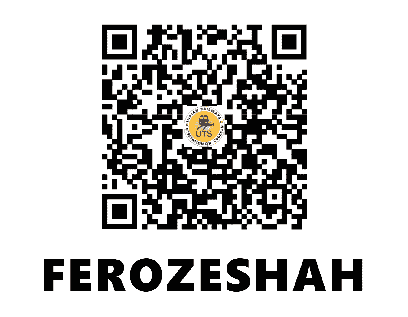 UTS QR Code for FEROZESHAH - PHS (NR - PUNJAB)