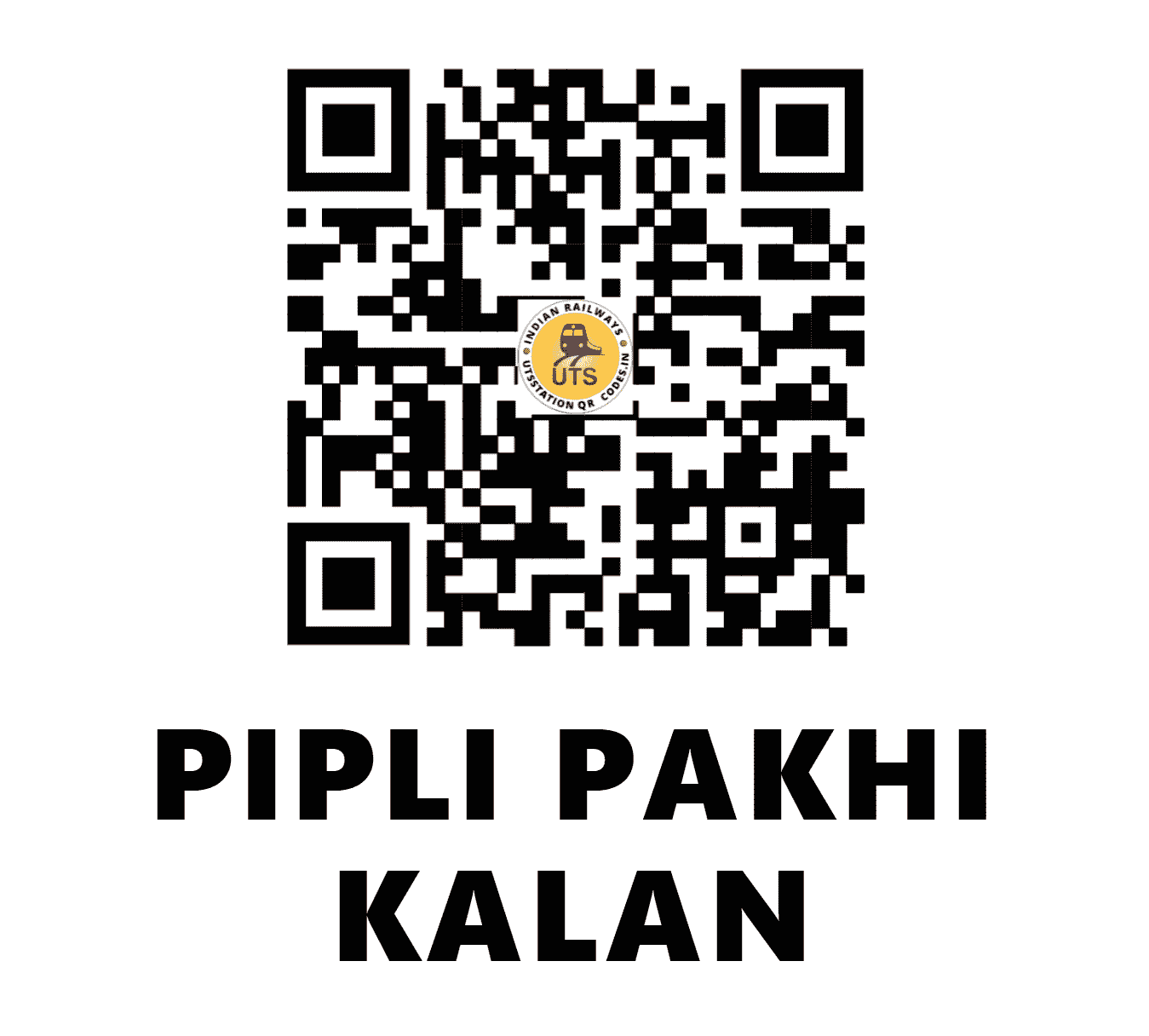 UTS QR Code for PIPLI PAKHI KALAN - PKZ (NR - PUNJAB)