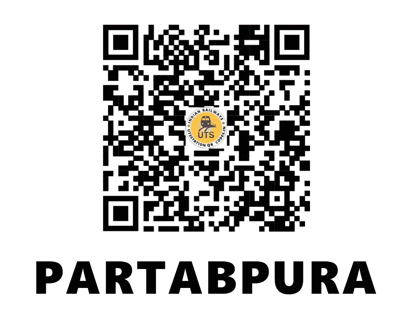 UTS QR Code for PARTABPURA - PPB (NR - PUNJAB)