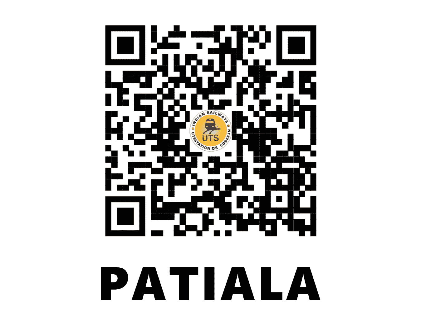 UTS QR Code for PATIALA - PTA (NR - PUNJAB)