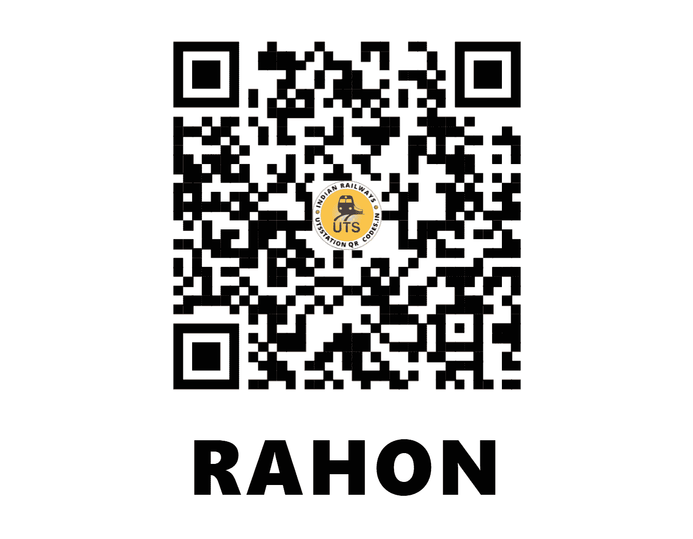 UTS QR Code for RAHON - RHU (NR - PUNJAB)