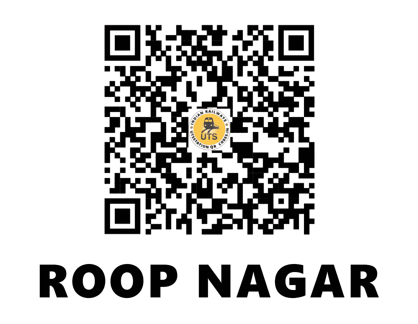 UTS QR Code for ROOP NAGAR - RPAR (NR - PUNJAB)