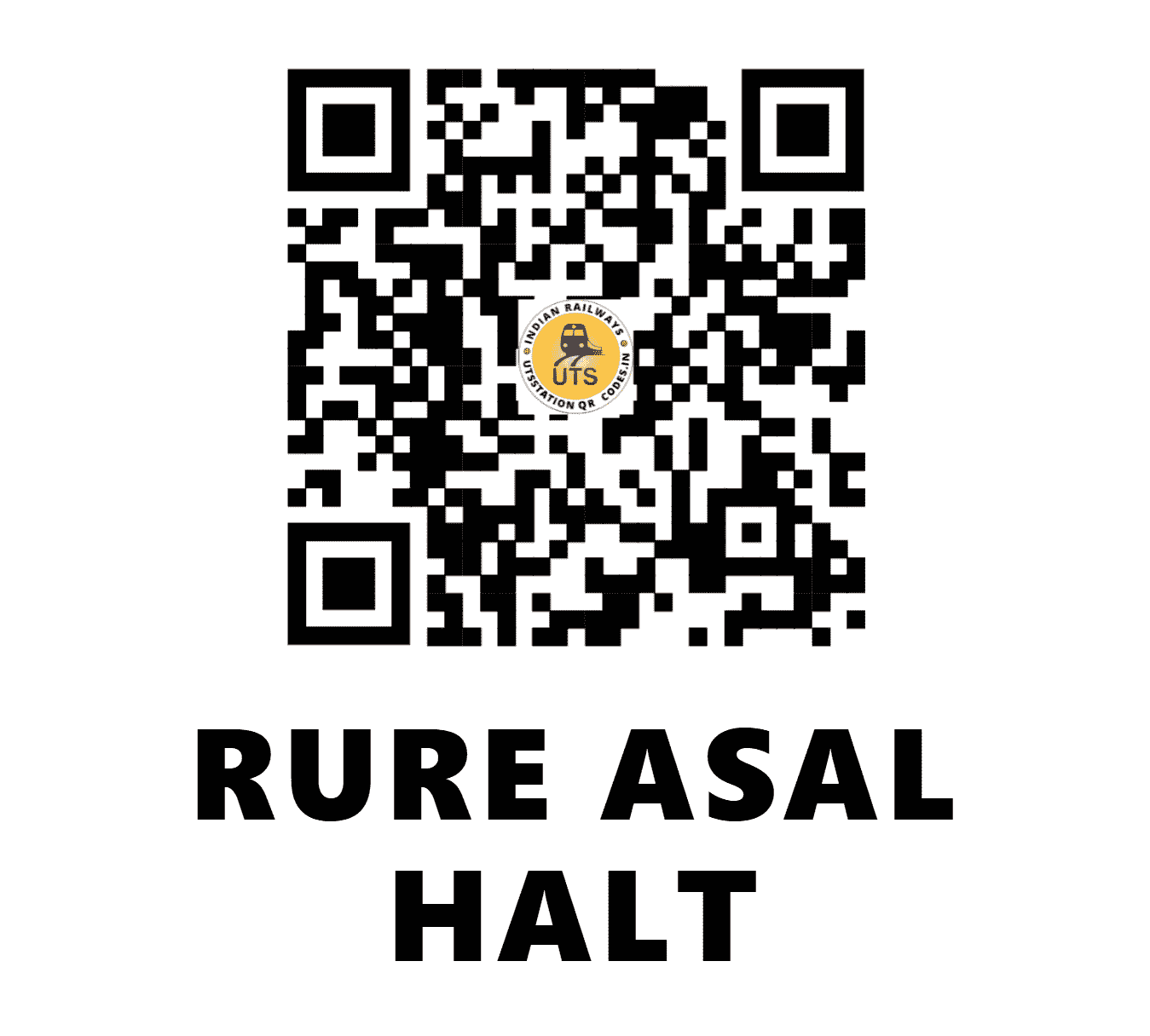 UTS QR Code for RURE ASAL HALT - RRAL (NR - PUNJAB)