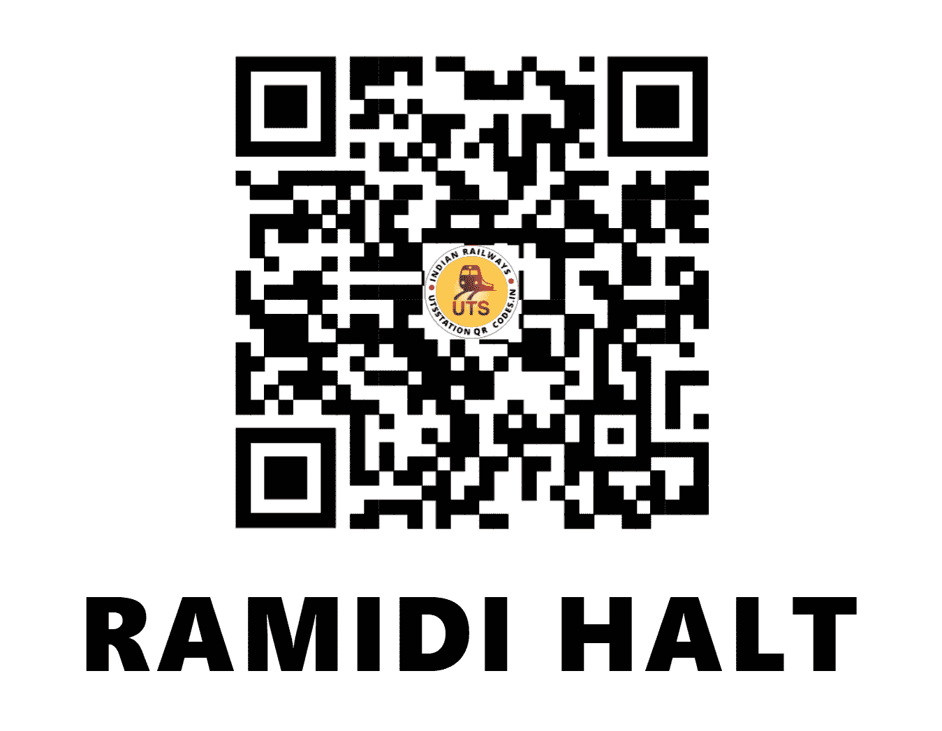 UTS QR Code for RAMIDI HALT - RYM (NR - PUNJAB)