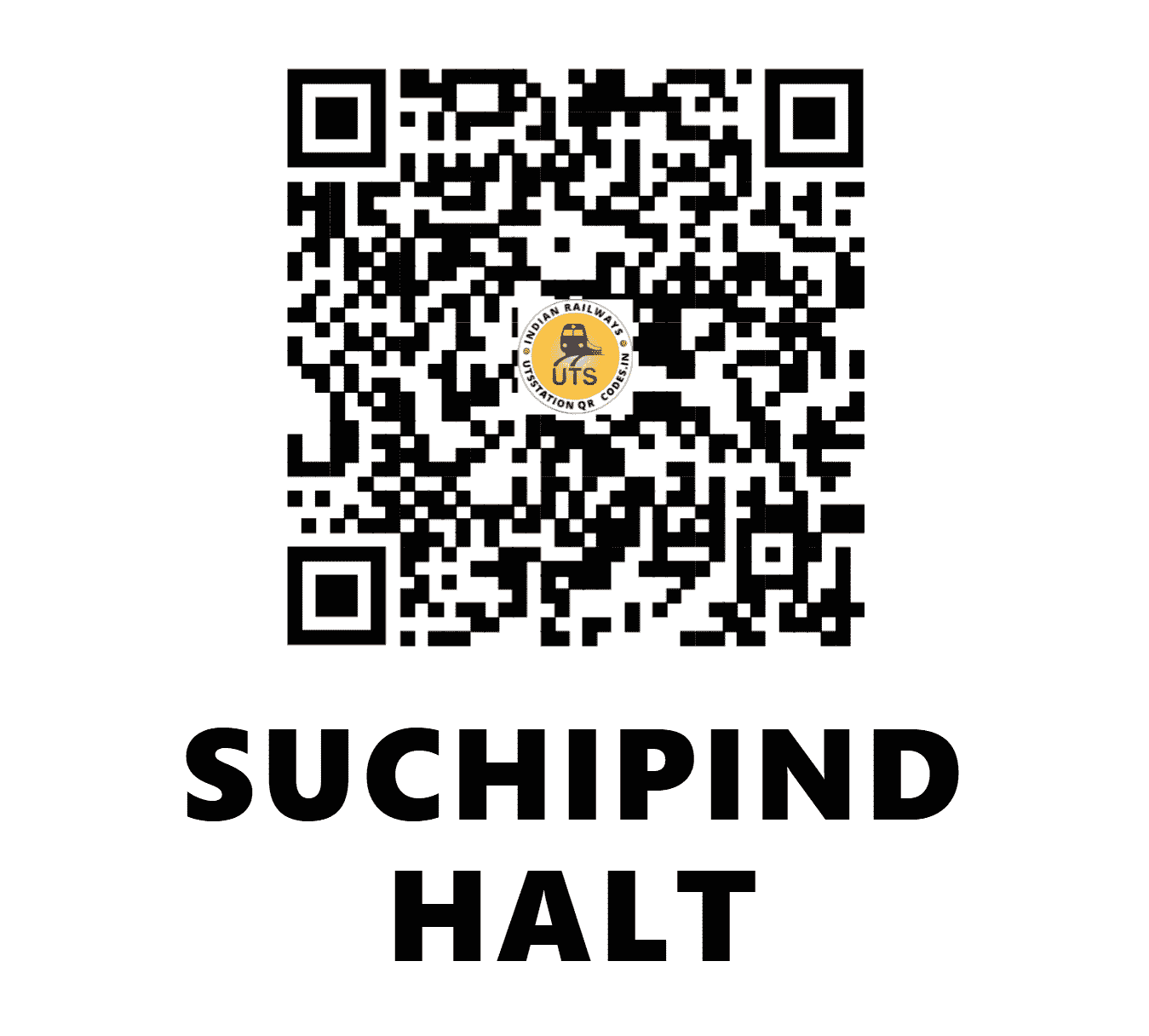 UTS QR Code for SUCHIPIND HALT - SCPD (NR - PUNJAB)