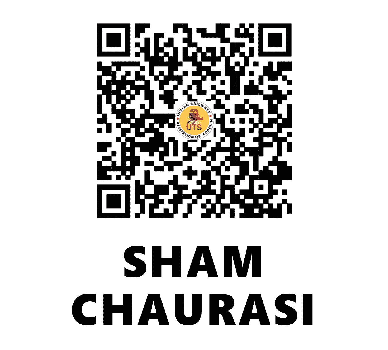 UTS QR Code for SHAM CHAURASI - SCQ (NR - PUNJAB)
