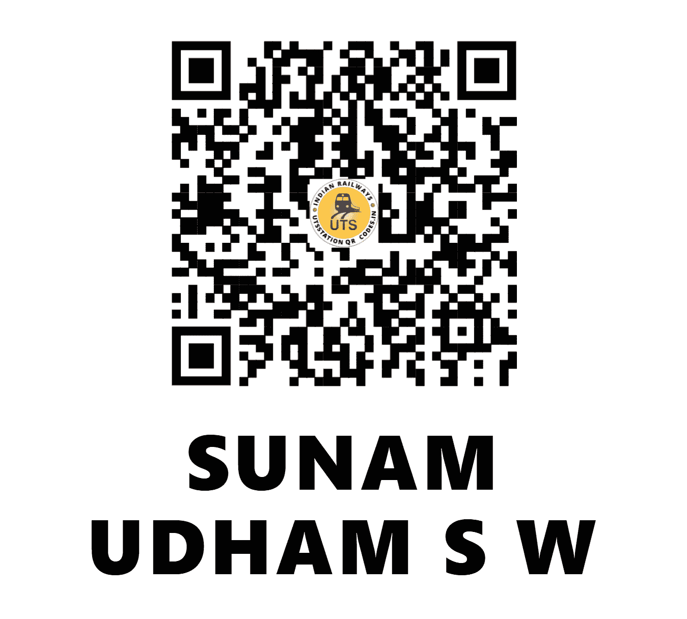 UTS QR Code for SUNAM UDHAM S W - SFMU (NR - PUNJAB)