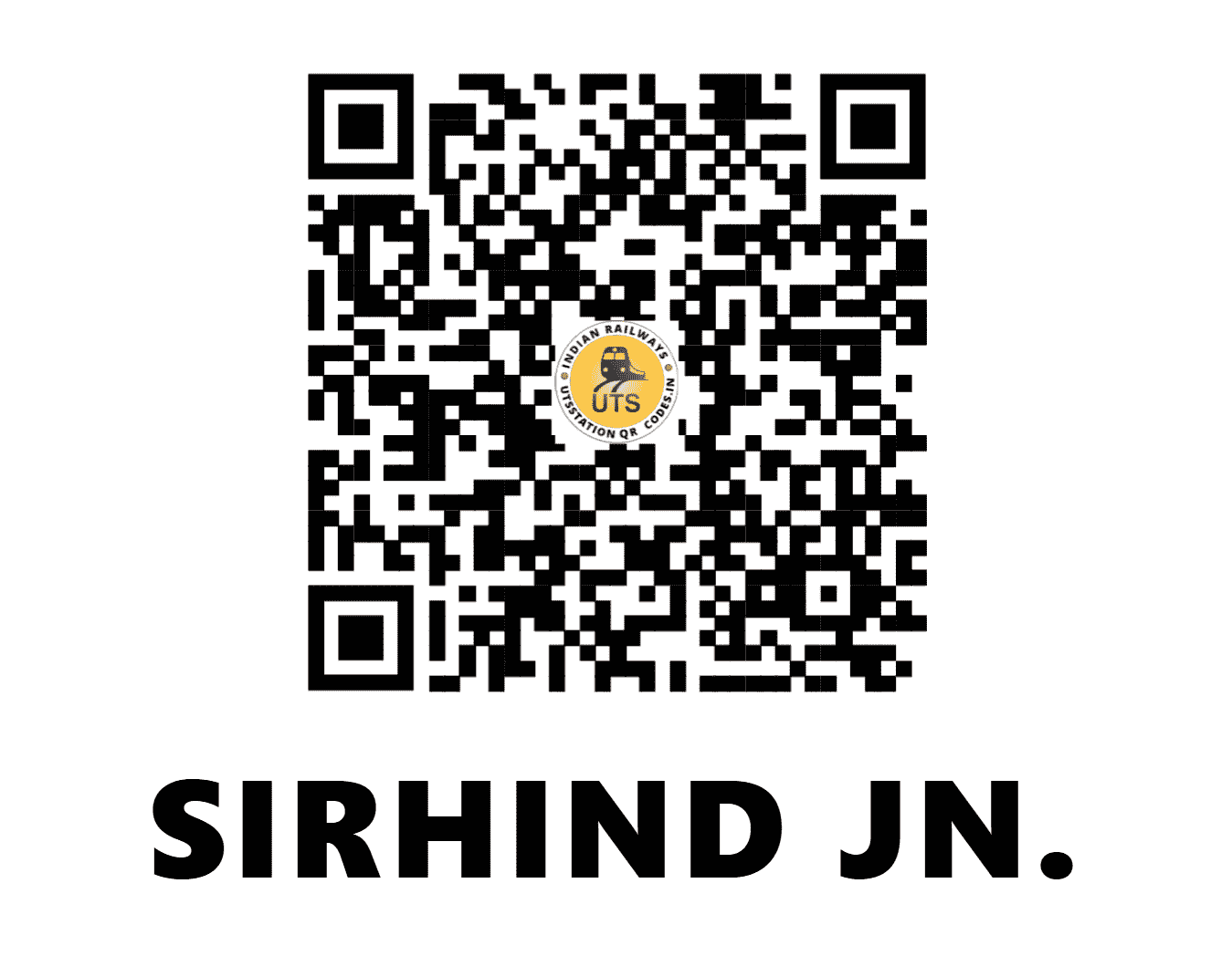 UTS QR Code for SIRHIND JN. - SIR (NR - PUNJAB)