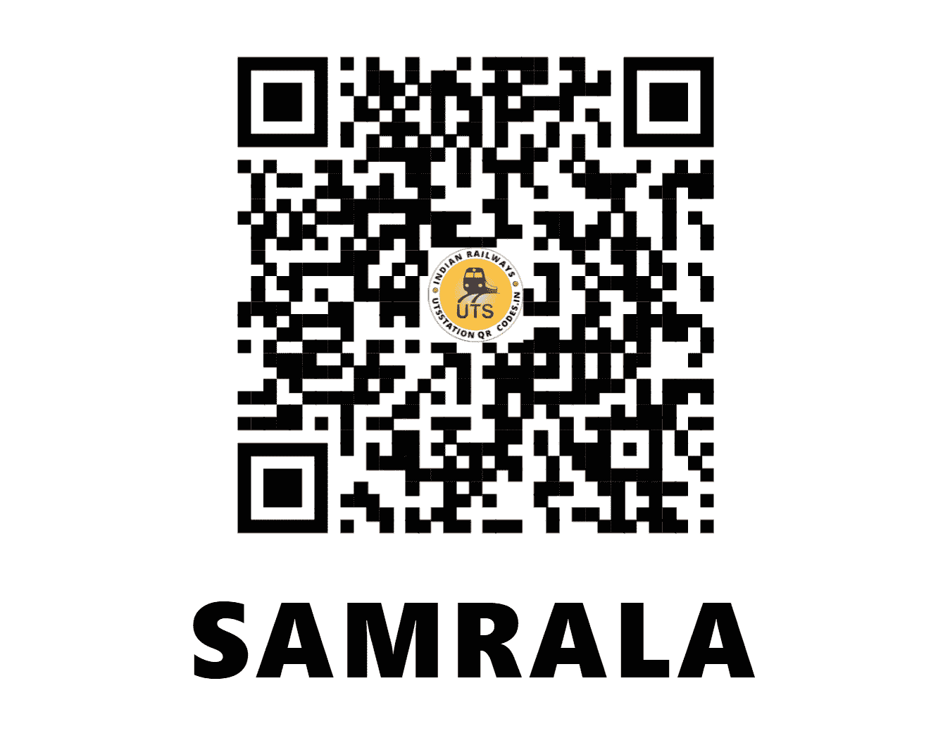 UTS QR Code for SAMRALA - SMRL (NR - PUNJAB)