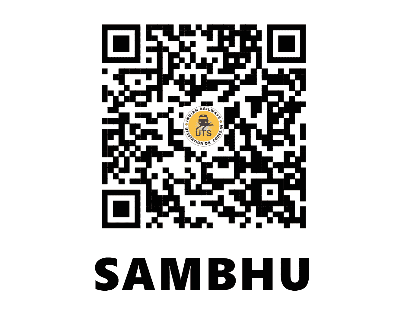UTS QR Code for SAMBHU - SMU (NR - PUNJAB)